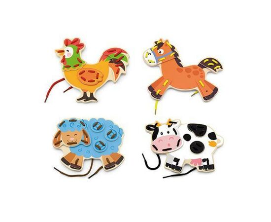 Развивающая игрушка Viga Toys Ферма (51325), изображение 2 Развивающая игрушка Viga Toys Ферма (51325), изображение 2
