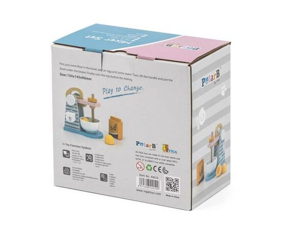 Игровой набор Viga Toys кулинара PolarB Миксер (44019), изображение 5 Игровой набор Viga Toys кулинара PolarB Миксер (44019), изображение 5