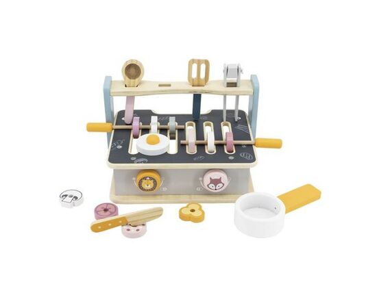 Игровой набор Viga Toys кулинара PolarB Складная плита с грилем (44032), изображение 4