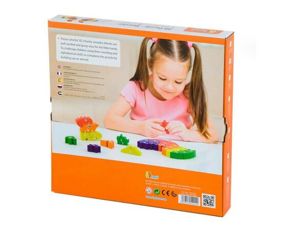 Пазл Viga Toys Півень (55244), зображення 3 Пазл Viga Toys Півень (55244), зображення 3