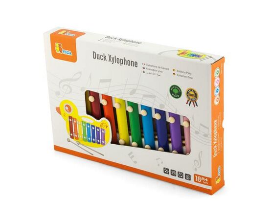 Развивающая игрушка Viga Toys ксилофон Утенок (59769), изображение 2 Развивающая игрушка Viga Toys ксилофон Утенок (59769), изображение 2