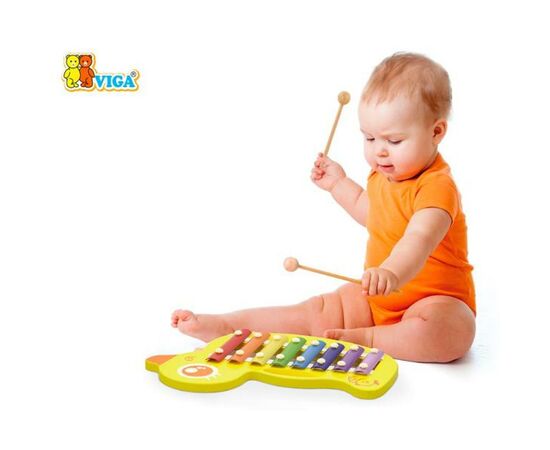 Развивающая игрушка Viga Toys ксилофон Утенок (59769), изображение 3 Развивающая игрушка Viga Toys ксилофон Утенок (59769), изображение 3