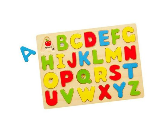 Розвиваюча іграшка Viga Toys Набір для навчання Алфавіт-пазл (58543)