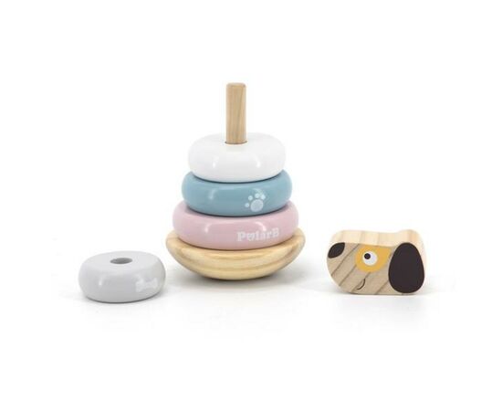 Развивающая игрушка Viga Toys Пирамидка PolarB Собачка (44042), изображение 3 Развивающая игрушка Viga Toys Пирамидка PolarB Собачка (44042), изображение 3