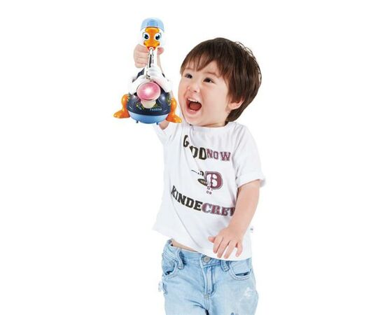 Развивающая игрушка Hola Toys Гусь-саксофонист, синий (6111-blue), изображение 4 Развивающая игрушка Hola Toys Гусь-саксофонист, синий (6111-blue), изображение 4