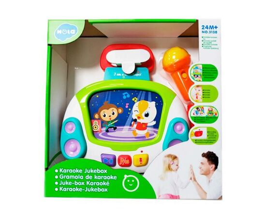 Развивающая игрушка Hola Toys Караоке (3138), изображение 2 Развивающая игрушка Hola Toys Караоке (3138), изображение 2