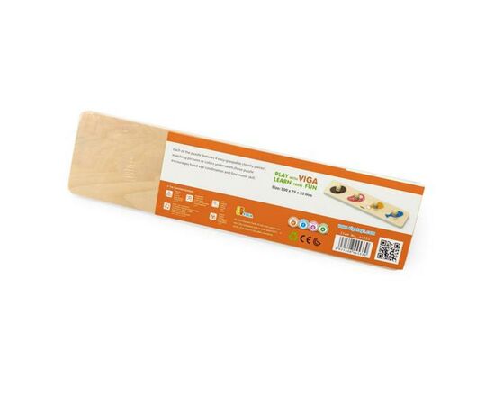 Развивающая игрушка Viga Toys Рамка-вкладыш с ручками Мясо и рыба (44533), изображение 3 Развивающая игрушка Viga Toys Рамка-вкладыш с ручками Мясо и рыба (44533), изображение 3