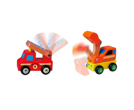 Развивающая игрушка Viga Toys Набор Мини-машинки 6 шт (59621), изображение 3 Развивающая игрушка Viga Toys Набор Мини-машинки 6 шт (59621), изображение 3