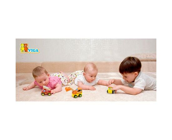 Развивающая игрушка Viga Toys Набор Мини-машинки 6 шт (59621), изображение 4 Развивающая игрушка Viga Toys Набор Мини-машинки 6 шт (59621), изображение 4