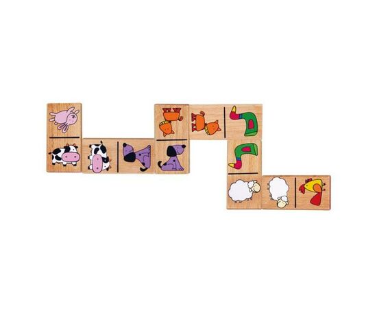 Настільна гра Viga Toys Доміно з звірятами (59622)