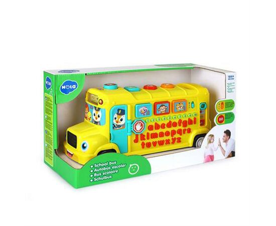 Игровой набор Hola Toys Музыкальный автобус (3126), изображение 2 Игровой набор Hola Toys Музыкальный автобус (3126), изображение 2
