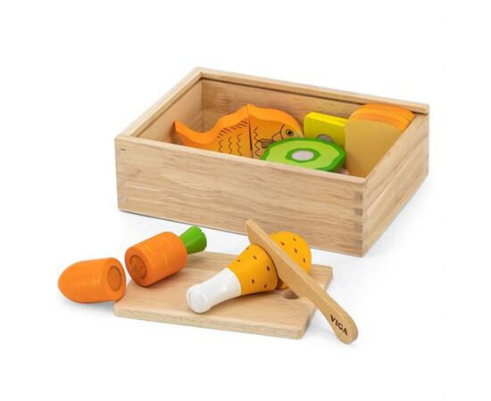 Ігровий набір Viga Toys іграшкові продукти Обід (44542)