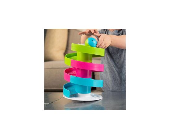Развивающая игрушка Fat Brain Toys Трек-балансир для шариков Wobble Run (F273ML), изображение 6 Развивающая игрушка Fat Brain Toys Трек-балансир для шариков Wobble Run (F273ML), изображение 6