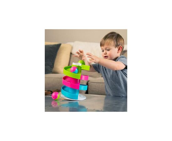Развивающая игрушка Fat Brain Toys Трек-балансир для шариков Wobble Run (F273ML), изображение 8 Развивающая игрушка Fat Brain Toys Трек-балансир для шариков Wobble Run (F273ML), изображение 8