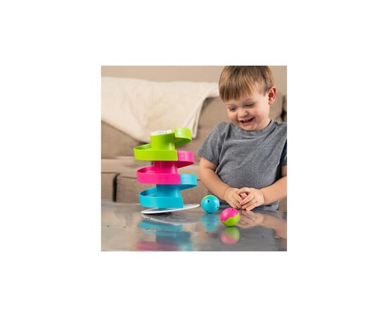 Развивающая игрушка Fat Brain Toys Трек-балансир для шариков Wobble Run (F273ML), изображение 9 Развивающая игрушка Fat Brain Toys Трек-балансир для шариков Wobble Run (F273ML), изображение 9