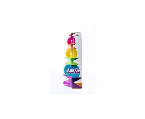 Развивающая игрушка Fat Brain Toys Пирамидка Башня из цветных катушек Spoolz (F181ML), изображение 2 Развивающая игрушка Fat Brain Toys Пирамидка Башня из цветных катушек Spoolz (F181ML), изображение 2