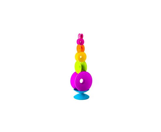 Развивающая игрушка Fat Brain Toys Пирамидка Башня из цветных катушек Spoolz (F181ML), изображение 3 Развивающая игрушка Fat Brain Toys Пирамидка Башня из цветных катушек Spoolz (F181ML), изображение 3