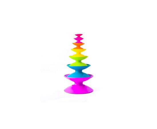 Развивающая игрушка Fat Brain Toys Пирамидка Башня из цветных катушек Spoolz (F181ML)