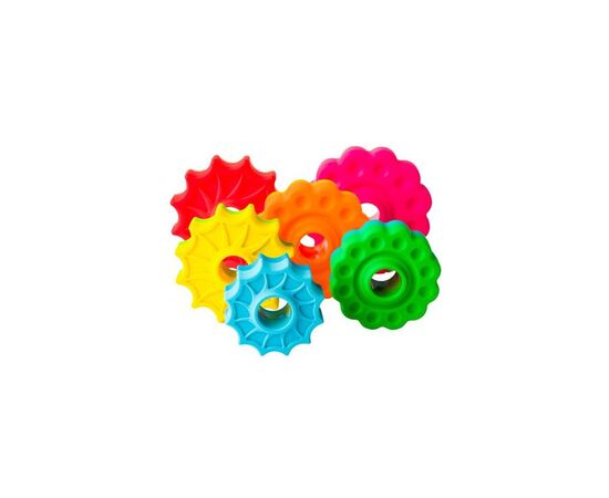 Развивающая игрушка Fat Brain Toys Пирамидка винтовая тактильная SpinAgain (F110ML), изображение 3 Развивающая игрушка Fat Brain Toys Пирамидка винтовая тактильная SpinAgain (F110ML), изображение 3