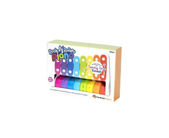 Развивающая игрушка Fat Brain Toys Ксилофон и колокольчики Rock N 'Roller Piano (F281ML), изображение 2 Развивающая игрушка Fat Brain Toys Ксилофон и колокольчики Rock N 'Roller Piano (F281ML), изображение 2