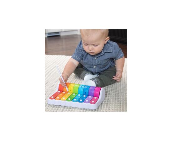 Развивающая игрушка Fat Brain Toys Ксилофон и колокольчики Rock N 'Roller Piano (F281ML), изображение 6 Развивающая игрушка Fat Brain Toys Ксилофон и колокольчики Rock N 'Roller Piano (F281ML), изображение 6