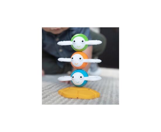 Развивающая игрушка Fat Brain Toys Магнитная пирамидка Веселые пчелки Dizzy Bees (F294ML), изображение 5 Развивающая игрушка Fat Brain Toys Магнитная пирамидка Веселые пчелки Dizzy Bees (F294ML), изображение 5