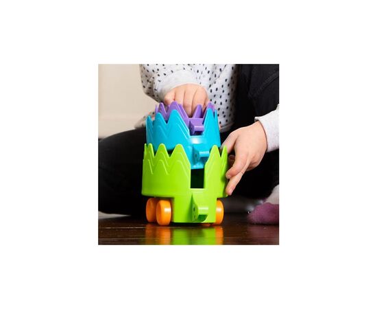Развивающая игрушка Fat Brain Toys Пирамидка-каталка Ежики Hiding Hedgehogs (F223ML), изображение 4 Развивающая игрушка Fat Brain Toys Пирамидка-каталка Ежики Hiding Hedgehogs (F223ML), изображение 4