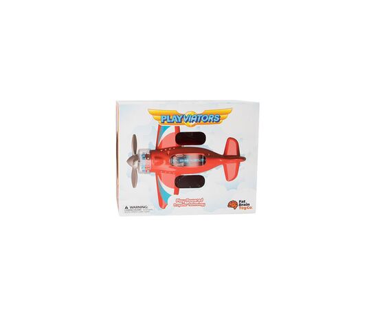 Развивающая игрушка Fat Brain Toys самолет Крутись пропеллер Playviator красный (F2261ML), изображение 5 Развивающая игрушка Fat Brain Toys самолет Крутись пропеллер Playviator красный (F2261ML), изображение 5