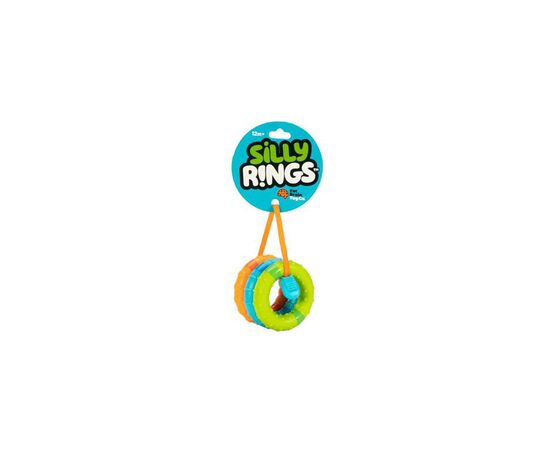 Развивающая игрушка Fat Brain Toys тактильная Магнитные кольца SillyRings 3 шт (F269ML), изображение 4 Развивающая игрушка Fat Brain Toys тактильная Магнитные кольца SillyRings 3 шт (F269ML), изображение 4