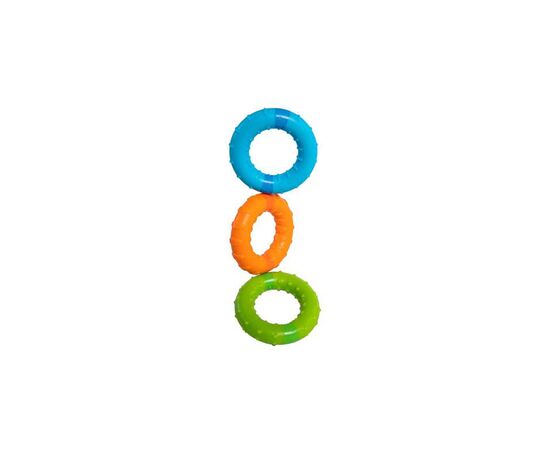 Розвиваюча іграшка Fat Brain Toys тактильна Магнітні кільця SillyRings 3 шт (F269ML)