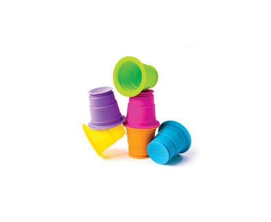 Развивающая игрушка Fat Brain Toys тактильная Мягкие чашки Suction Kupz 6 шт (F183ML), изображение 3 Развивающая игрушка Fat Brain Toys тактильная Мягкие чашки Suction Kupz 6 шт (F183ML), изображение 3