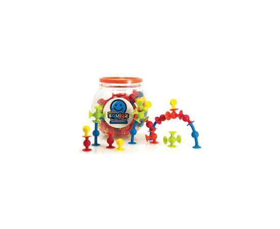 Конструктор Fat Brain Toys на мини-присосках MiniSquigz 75 шт (F107ML), изображение 2 Конструктор Fat Brain Toys на мини-присосках MiniSquigz 75 шт (F107ML), изображение 2