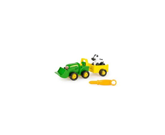 Конструктор John Deere Kids Трактор с ковшом и прицепом (47209), изображение 2 Конструктор John Deere Kids Трактор с ковшом и прицепом (47209), изображение 2