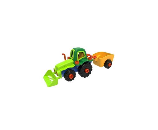 Конструктор EDU-Toys Трактор с инструментами (JS030), изображение 2 Конструктор EDU-Toys Трактор с инструментами (JS030), изображение 2