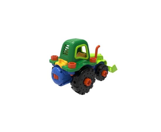 Конструктор EDU-Toys Трактор с инструментами (JS030), изображение 3 Конструктор EDU-Toys Трактор с инструментами (JS030), изображение 3