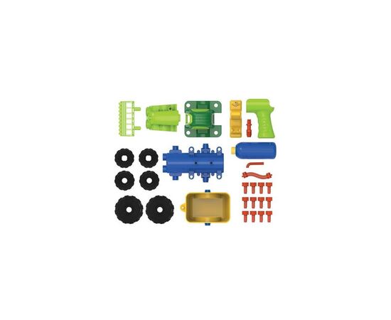 Конструктор EDU-Toys Трактор с инструментами (JS030), изображение 5 Конструктор EDU-Toys Трактор с инструментами (JS030), изображение 5