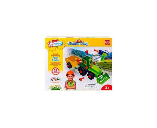 Конструктор EDU-Toys Трактор с инструментами (JS030), изображение 6 Конструктор EDU-Toys Трактор с инструментами (JS030), изображение 6