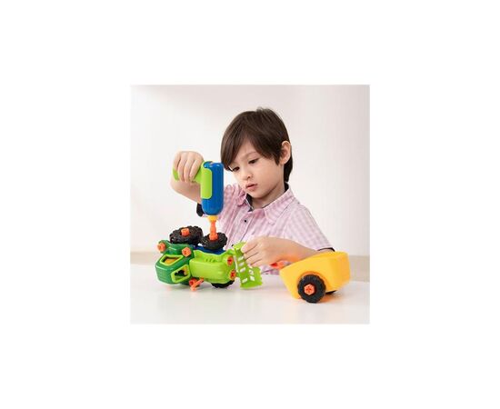 Конструктор EDU-Toys Трактор с инструментами (JS030), изображение 7 Конструктор EDU-Toys Трактор с инструментами (JS030), изображение 7