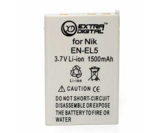 Аккумулятор к фото/видео Extradigital Nikon EN-EL5 (BDN2533), изображение 2 Аккумулятор к фото/видео Extradigital Nikon EN-EL5 (BDN2533), изображение 2