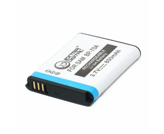 Аккумулятор к фото/видео Extradigital Samsung BP70A (BDS2606), изображение 4 Аккумулятор к фото/видео Extradigital Samsung BP70A (BDS2606), изображение 4