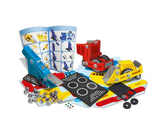 Набор для творчества 4М Строительная техника (00-04673), изображение 2 Набор для творчества 4М Строительная техника (00-04673), изображение 2