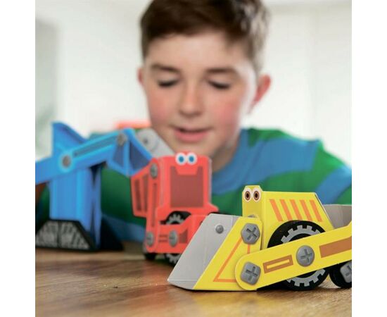 Набор для творчества 4М Строительная техника (00-04673), изображение 3 Набор для творчества 4М Строительная техника (00-04673), изображение 3