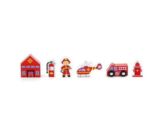 Залізниця Viga Toys Доп. набір до ж / д "Пожежна станція" (50815)