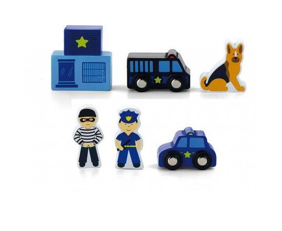 Залізниця Viga Toys Доп. набір до ж / д "Поліцейська дільниця" (50814)