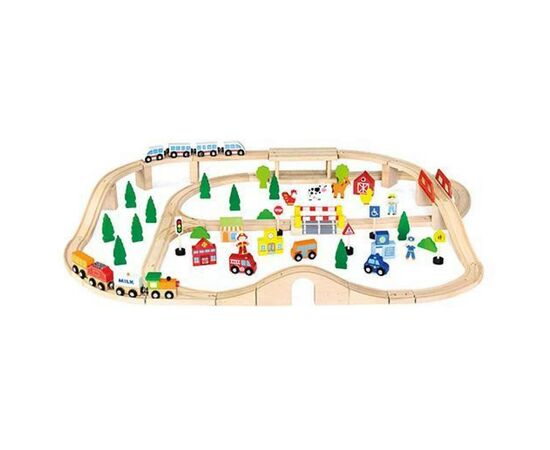 Железная дорога Viga Toys 90 деталей (50998)