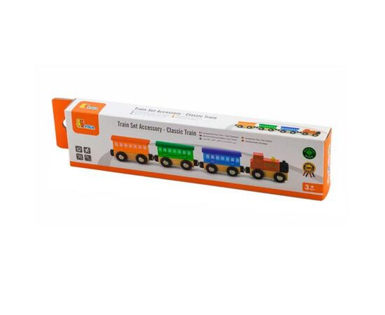 Залізниця Viga Toys Поїзд (50819), зображення 2 Залізниця Viga Toys Поїзд (50819), зображення 2