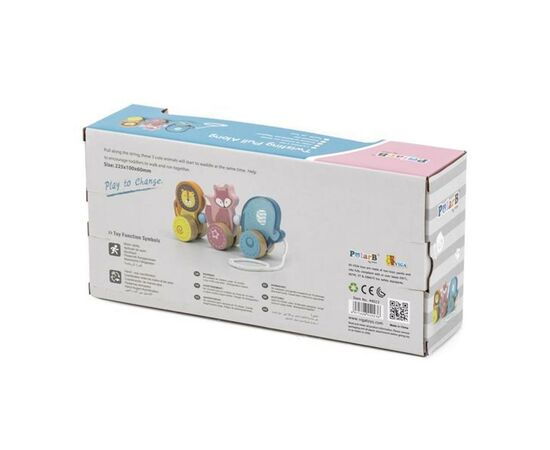 Каталка Viga Toys PolarB Зверята (44023), изображение 6 Каталка Viga Toys PolarB Зверята (44023), изображение 6