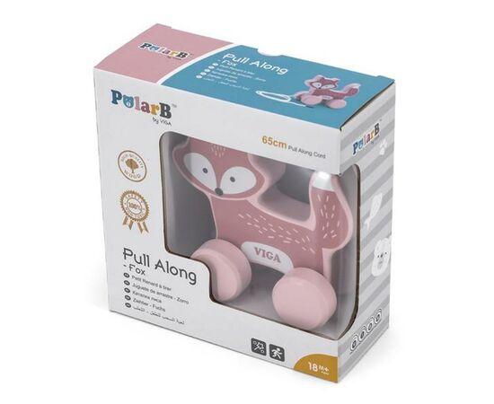 Каталка Viga Toys PolarB Лиса (44002), изображение 2 Каталка Viga Toys PolarB Лиса (44002), изображение 2