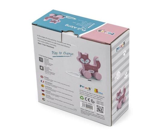 Каталка Viga Toys PolarB Лиса (44002), изображение 3 Каталка Viga Toys PolarB Лиса (44002), изображение 3