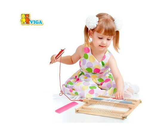 Набор для творчества Viga Toys Ткацкий станок (58392), изображение 3 Набор для творчества Viga Toys Ткацкий станок (58392), изображение 3